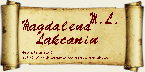 Magdalena Lakčanin vizit kartica